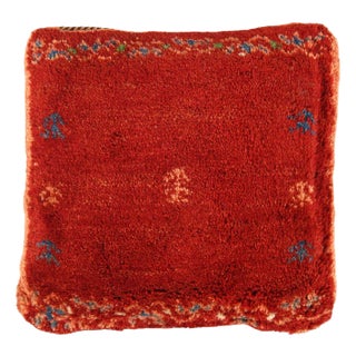 Pasargad DC Fine Hand Knotted Persian Gabbeh Pillow For Sale