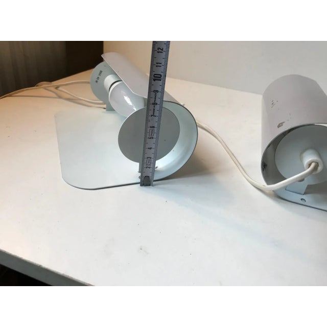 Metal Minimalist Steel Sconces from Aneta, 1970s, Set of 2 For Sale - Image 7 of 10