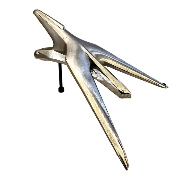Mid-Century Modern “Flying Eagle” Hood Ornament Presented as Decorative Sculpture For Sale In San Francisco - Image 6 of 10