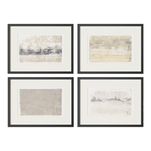 Presidio Play (Set of 4) by Carrie Bergey in Black Frame, Small Art Print on Paper