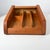 1980s Rich Oak Wood Tambour Door Sectioned Organizer Box For Sale - Image 10 of 13