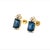 Metal Natural Sapphire Diamond Earrings 14k Gold 2.14 TCW Certified For Sale - Image 7 of 11