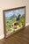 American Late 20th Century Western Cowboy on Horse Oil Painting on Canvas 55" x 43" Signed 'S. T. Cesent' in Gold Gilt Frame For Sale - Image 3 of 18