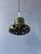 Mid-Century Green Ceramic Pendant Light, West Germany For Sale - Image 9 of 12