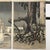 Japanese 1892 Kiyochika Triptych Sugawara No Michizane Rare Meiji Japanese Woodblock Set For Sale - Image 3 of 10