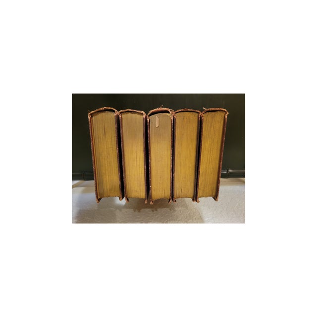 Antique 1901 Mark Twain Library Edition – 5-Volume Set (Harper & Brothers) For Sale In Milwaukee - Image 6 of 8