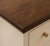 Mid 20th Century Mid 20th Century French Provincial Apothecary Style Multi-Drawer Cabinet in Sculpted Ivory With Walnut Top For Sale - Image 5 of 5