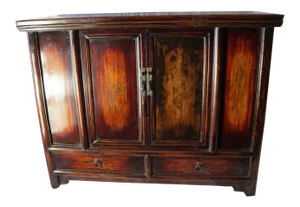 Antique Chinese Narrow Cabinet