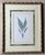 This lovely set of 3 antique/vintage botanical prints feature varieties of Green ferns and are custom framed with...