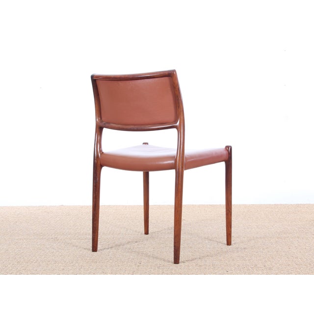 Wood Model 80 Chairs in Teak, 1960s, Set of 6 For Sale - Image 7 of 16