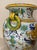 Monumental Antique Handmade Italian Majolica Painted Terracotta Gp Pottery Vase For Sale - Image 13 of 17