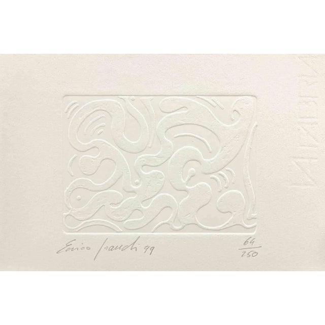 Fausto Maria Franchi, Abstract Composition, Etching, 1999 For Sale