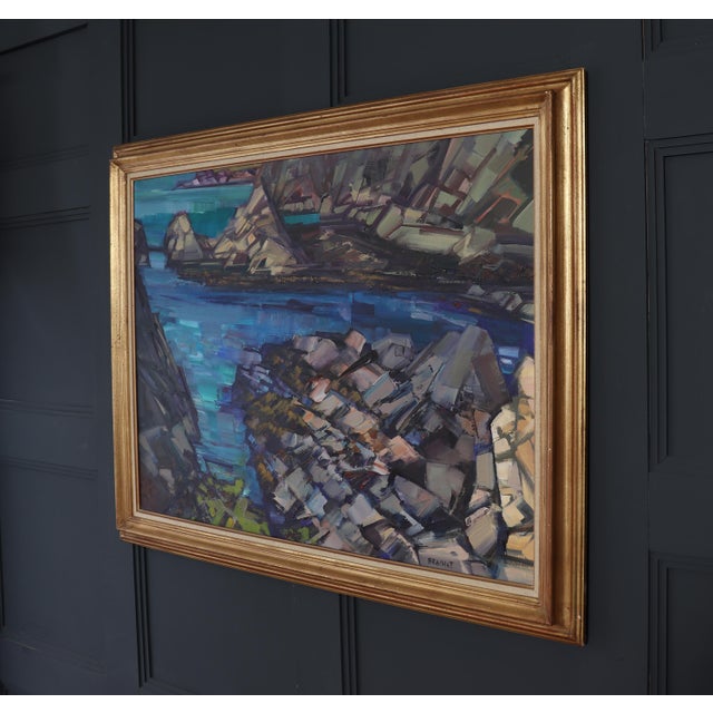 Brachet, La Grande Côte, 1992, Oil on Canvas For Sale - Image 10 of 11