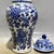 1970s Blue and White Qilin Floral Porcelain Ginger Jar, Chinoiserie Lidded Urn For Sale In New York - Image 6 of 8