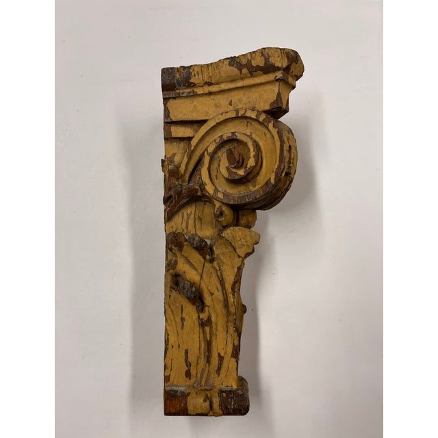 Antique Architectural Distressed Corbel For Sale - Image 4 of 6