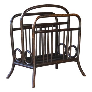 Vienna Secession No. 33 Magazine Rack by Michael Thonet, 1904 For Sale