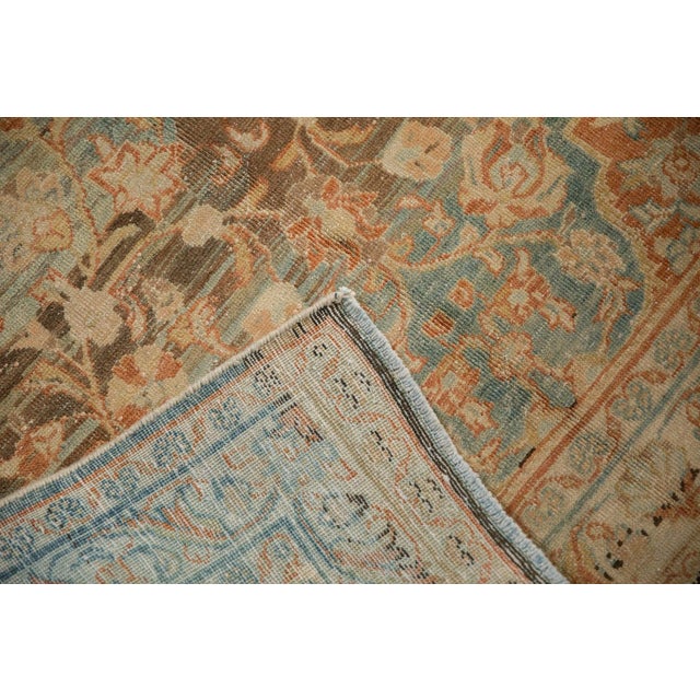 Textile Vintage Distressed Mahal Rug - 4'4" x 8'8" For Sale - Image 7 of 13