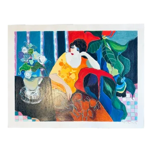 1990s Itzchak Tarkay "Brilliance" Signed Serigraph 247/350