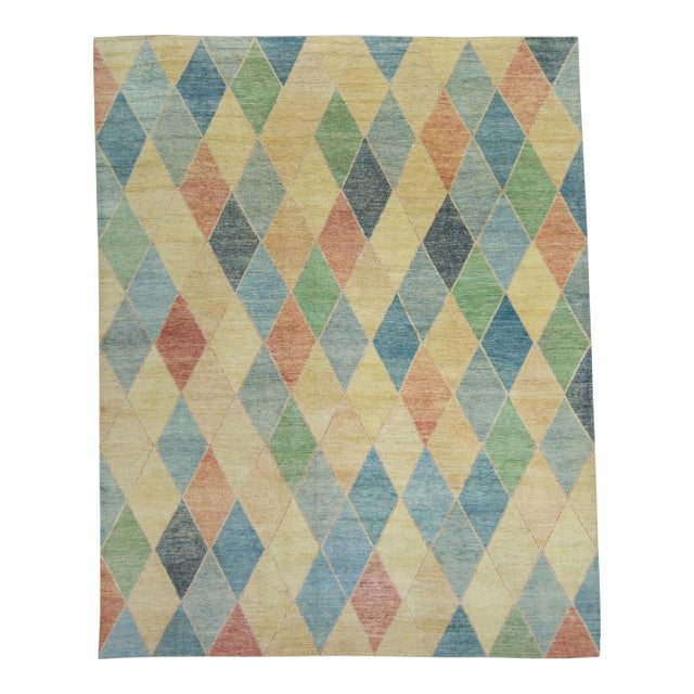 Turkish Oushak Rug 12'4" x 15'5" #18524 For Sale