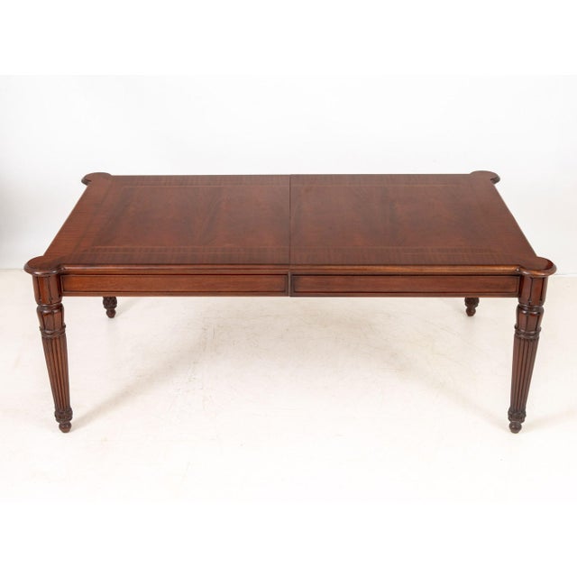 Late 20th Century Ralph Lauren Flame Mahogany Extending Dining Table For Sale - Image 5 of 11