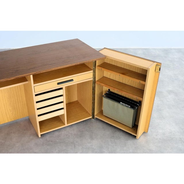 Mid-Century Teak Fold-Out Desk, 1960s For Sale - Image 4 of 9