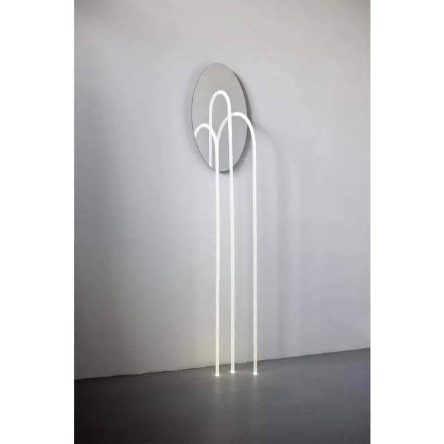 Contemporary Original Enlightened Wall Mirror by Maximilian Michaelis For Sale - Image 3 of 7