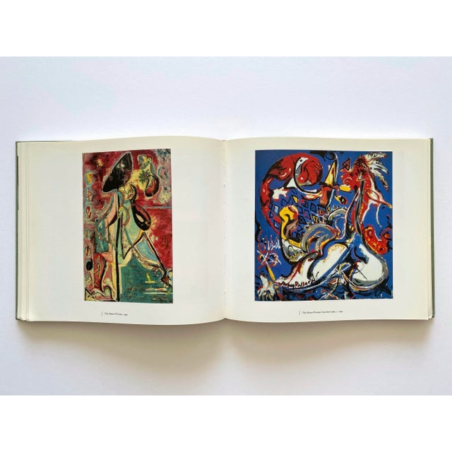 Jackson Pollock Jackson Pollock Vintage 1989 1st Edtn Abstract Expressionist Lithograph Print Landmark Volume Large Hardcover Art Book For Sale - Image 4 of 12