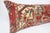 Colorful Antique Throw Lumbar Rug Pillow - Rustic Red & Blue Decorative Pillow Cover - 16'' X 43'' For Sale In Tampa - Image 6 of 11