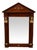 19th Century Empire Mirror with Triangular Pediment For Sale