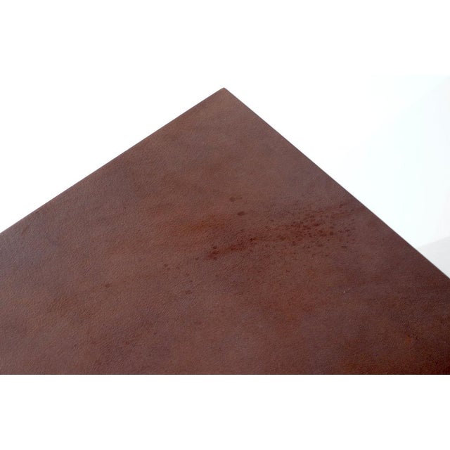 Canaan Desk in Wood and Leather by Marcel Breuer for Gavina, Italy, 1950s For Sale - Image 13 of 16