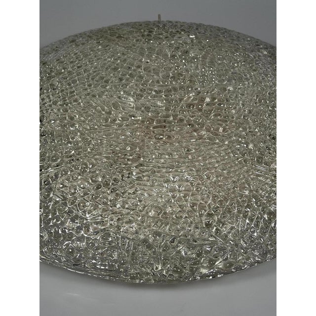 Ice Glass Flush Mount from Kaiser Leuchten, 1960s For Sale - Image 6 of 18
