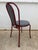 Burgundy Fabric and Metal Bistro Chair, 1990 For Sale - Image 18 of 18