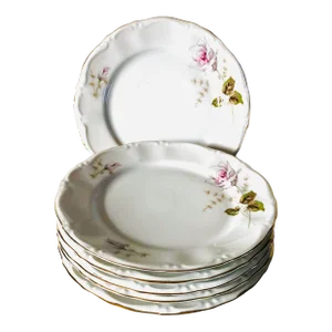 70's Kronester Bavaria "Celia" Pattern Dessert Plates S/6