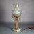 Antique Argand Sinumbra Bronze & Brass Solar Lamp with Opalescent Glass Shade For Sale - Image 10 of 12