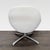 2020s Bo Concept Veneto Modern White Swivel Lounge Chair With Metal Base For Sale - Image 5 of 10