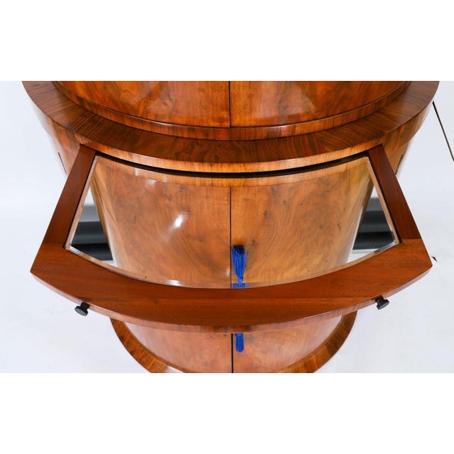 Antique Art Deco Burr Walnut Cocktail Cabinet from Hille, 1920s For Sale - Image 3 of 18