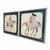 Earth Healer and Mother Moon by Carol Grigg watercolor lithographs circa 1985 featuring Native American women on horseback...
