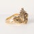 Vintage 14k Gold Roaring Lion Head Diamond Statement Ring, Size 9.75 For Sale - Image 4 of 7