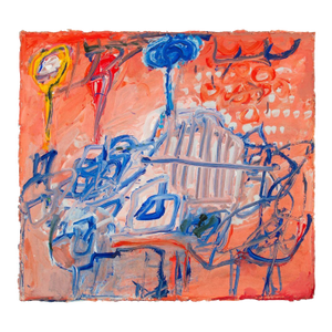 Elfi Schuselka Abstract Composition Oil on Canvas