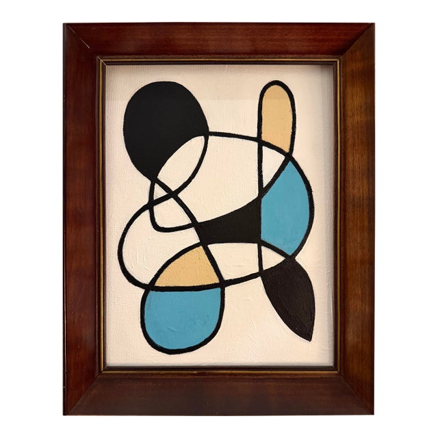 Original Contemporary Abstract Framed Painting For Sale