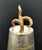 Silver Contemporary Psotmodern Gold and Silver Leaf Table Lamp by Lucas McKearn For Sale - Image 8 of 9
