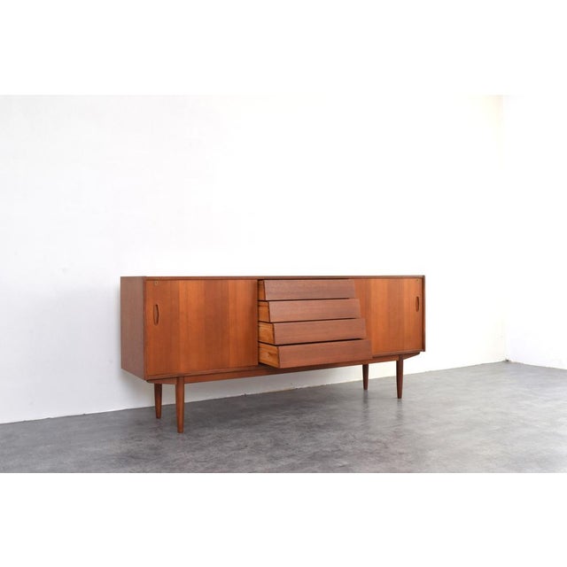 Mid-Century Modern Scandinavian Sideboard in Teak by Nils Jonsson for P.S. Heggen, 1960s. For Sale - Image 10 of 18