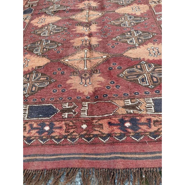 Vintage Turkmen Rug, 1980s For Sale - Image 6 of 18