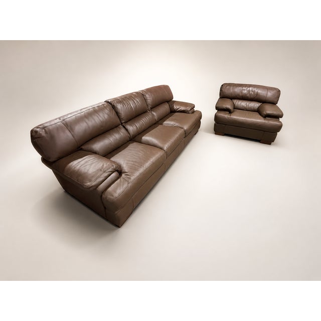 Leather Lounge Set — Studio Edition For Sale - Image 9 of 9