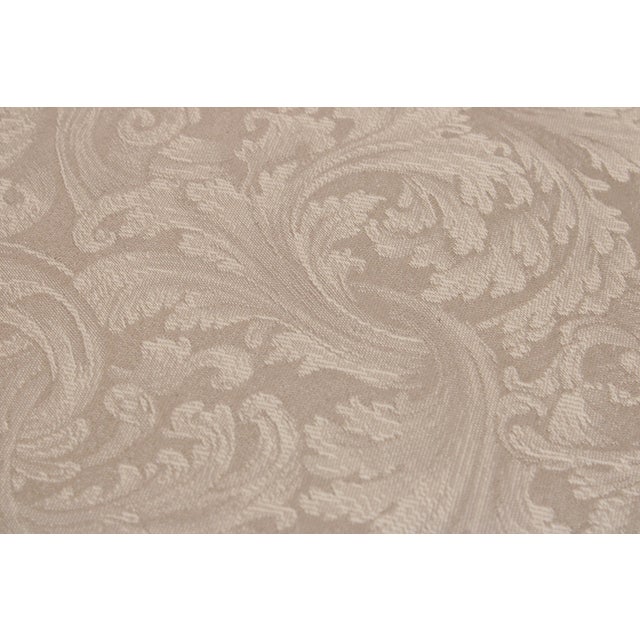 Wood Pair of Design Master High Back Upholstered Slipper Chairs For Sale - Image 7 of 18