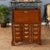 Traditional Vintage Mahogany Councill Secretary Desk For Sale - Image 3 of 13