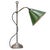 Metal British Green Enamel and Nickel-Plated Brass Desk Light For Sale - Image 7 of 7