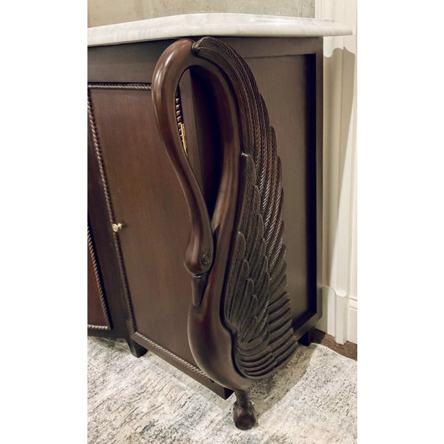 Maitland - Smith Maitland-Smith Traditional Mahogany Katherine Credenza For Sale - Image 4 of 10