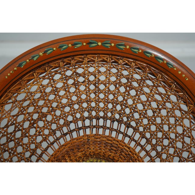 Set of 6 Italian Neoclassical Cane Back Dining Room Chairs For Sale - Image 13 of 18