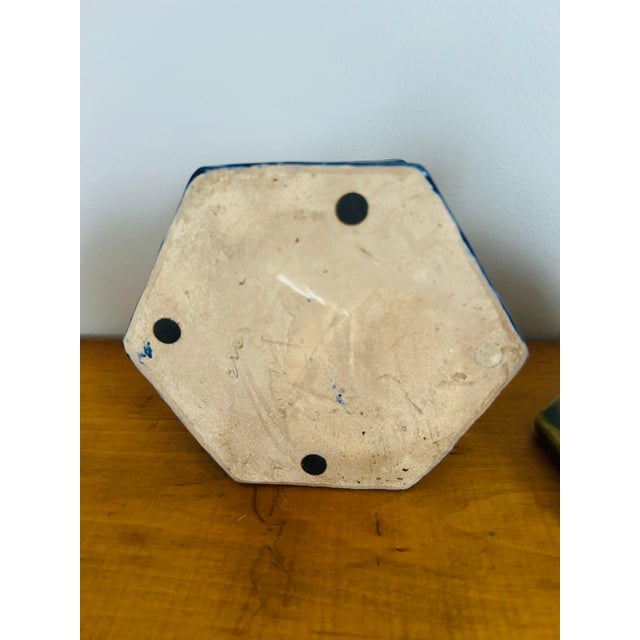 Alabaster Vintage Pottery Figural Dog Trinket Box For Sale - Image 8 of 8